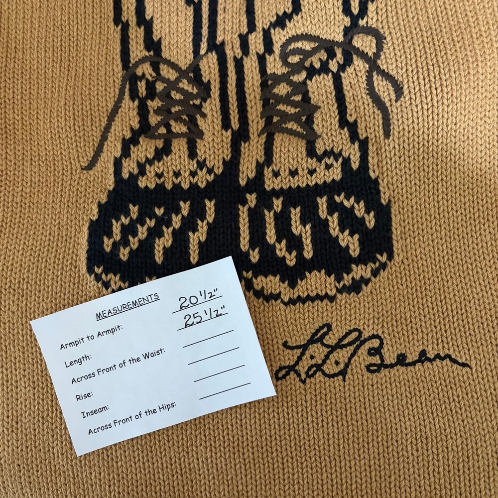 NWT!! FREE PEOPLE x L.L. BEAN Cotton Rollneck Sweater Hiking Boots Large - Picture 14 of 14